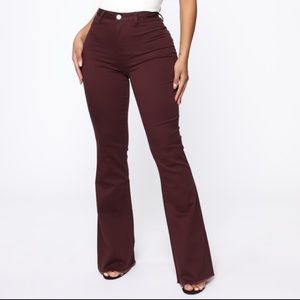 High Rise Flare Jeans